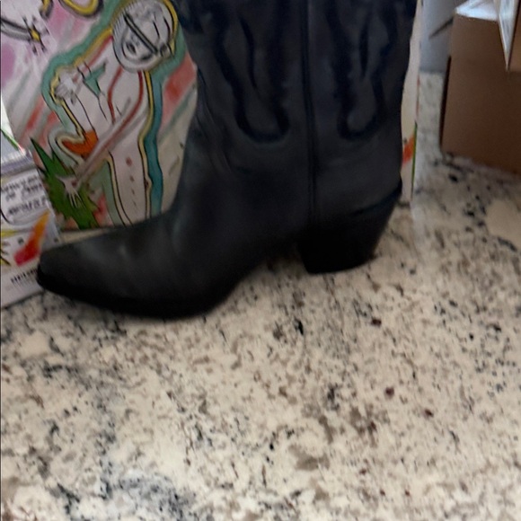 Jeffrey Campbell Black Washed Dagget Boots - Picture 5 of 10